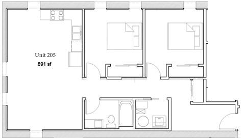 609 Pearl Street 1-2 Beds Apartment for Rent - Photo Gallery 8